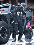 Gsou Snow Men's Black 15K Waterproof Winter One Piece Snowboard Suits
