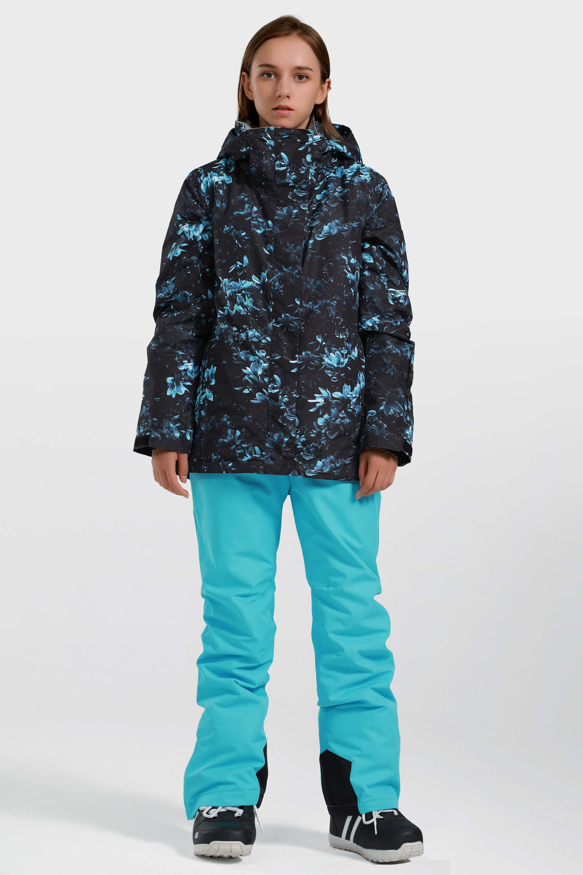 Women's Snow Mountain Classic Versatile Removable Hood Snow Jacket