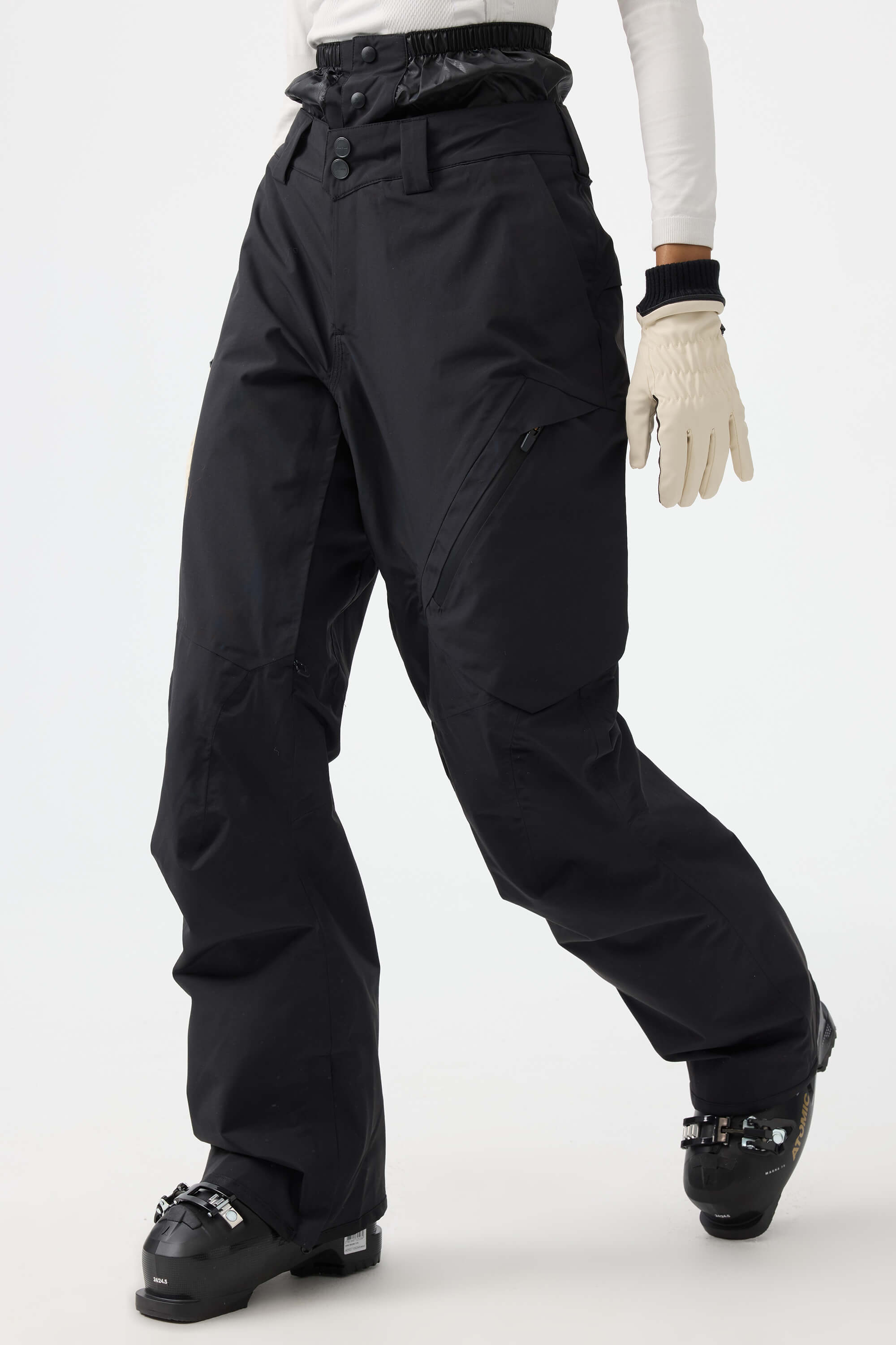 希少　KOWGA WOOL BDU PANTS BLACK Baggy Pocket Cargo Pants Black