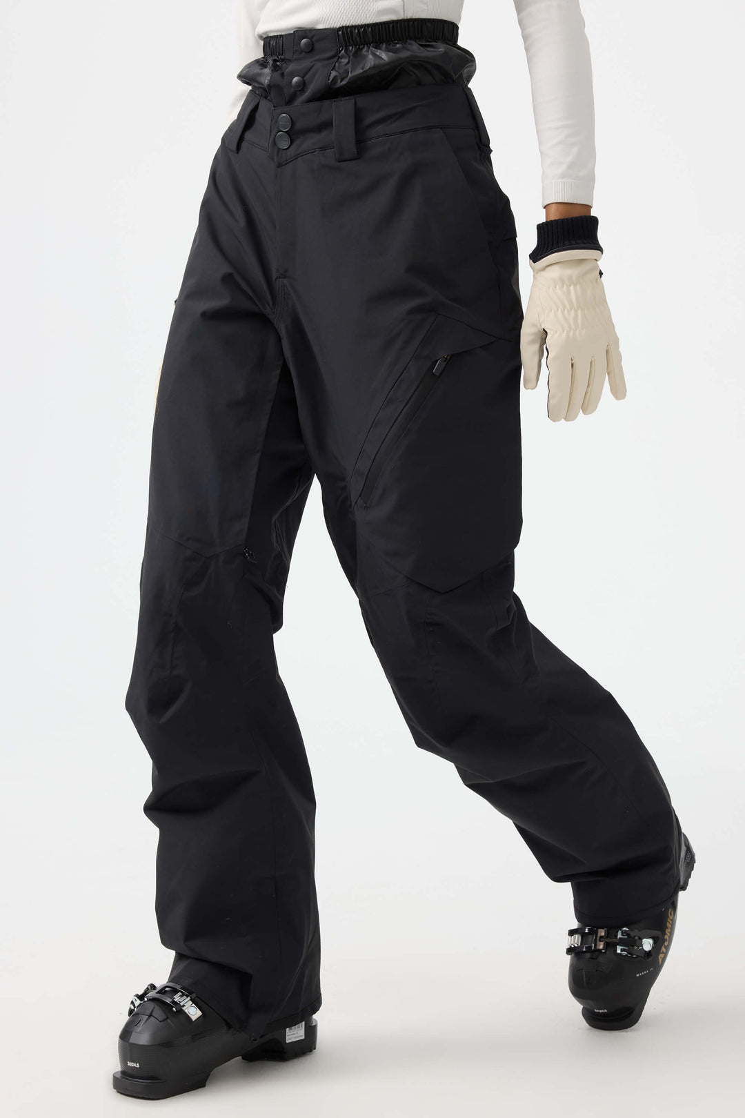 Pantalones De Esquí Y Snowboard Oversize Con Tirantes - Impermeable 15000 Mm, Antiviento, Transpirable, Con Múltiples Bolsillos