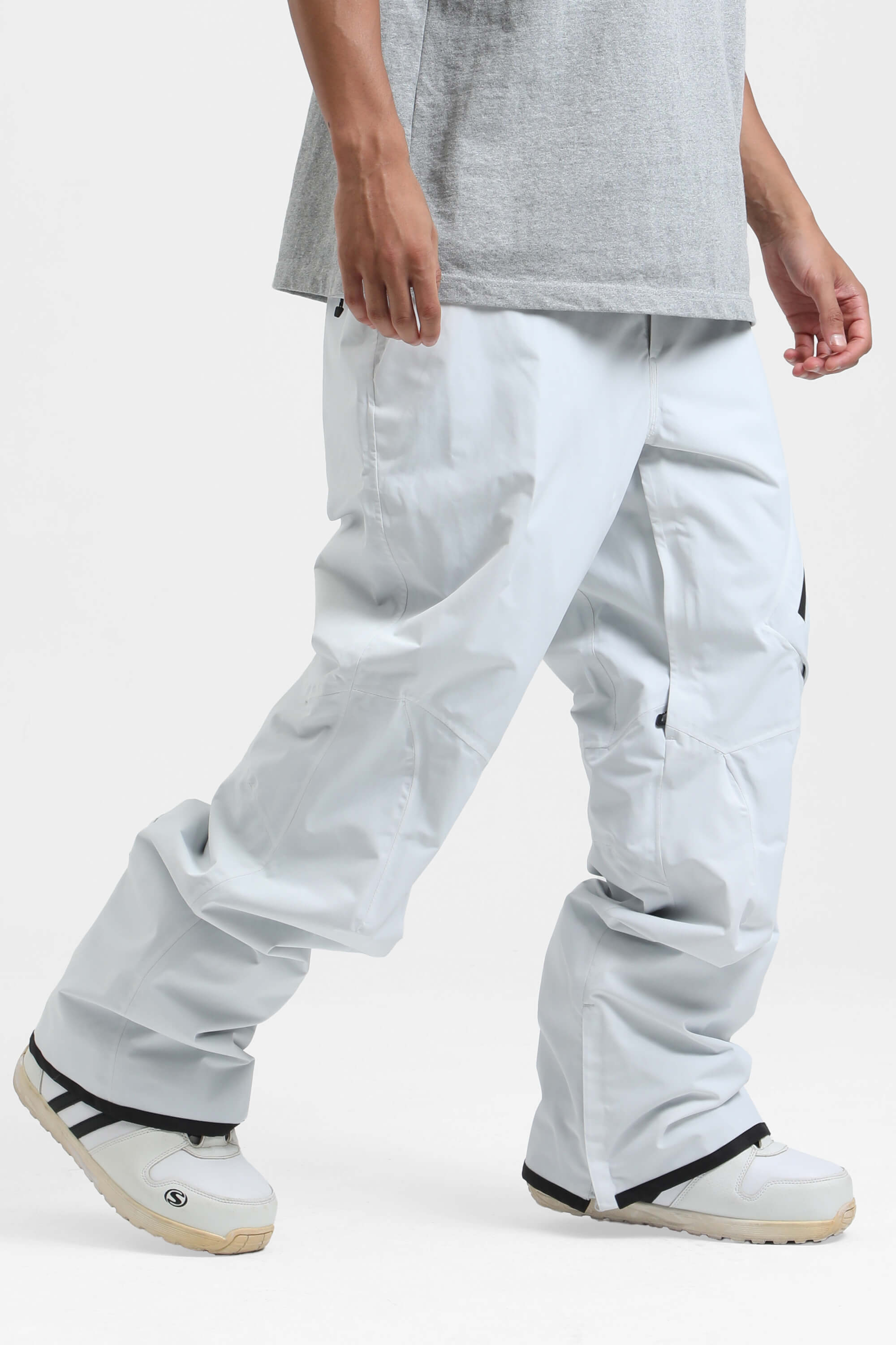Men's Black Multi-Pocket Venting Baggy Snow Pants – GSou Snow
