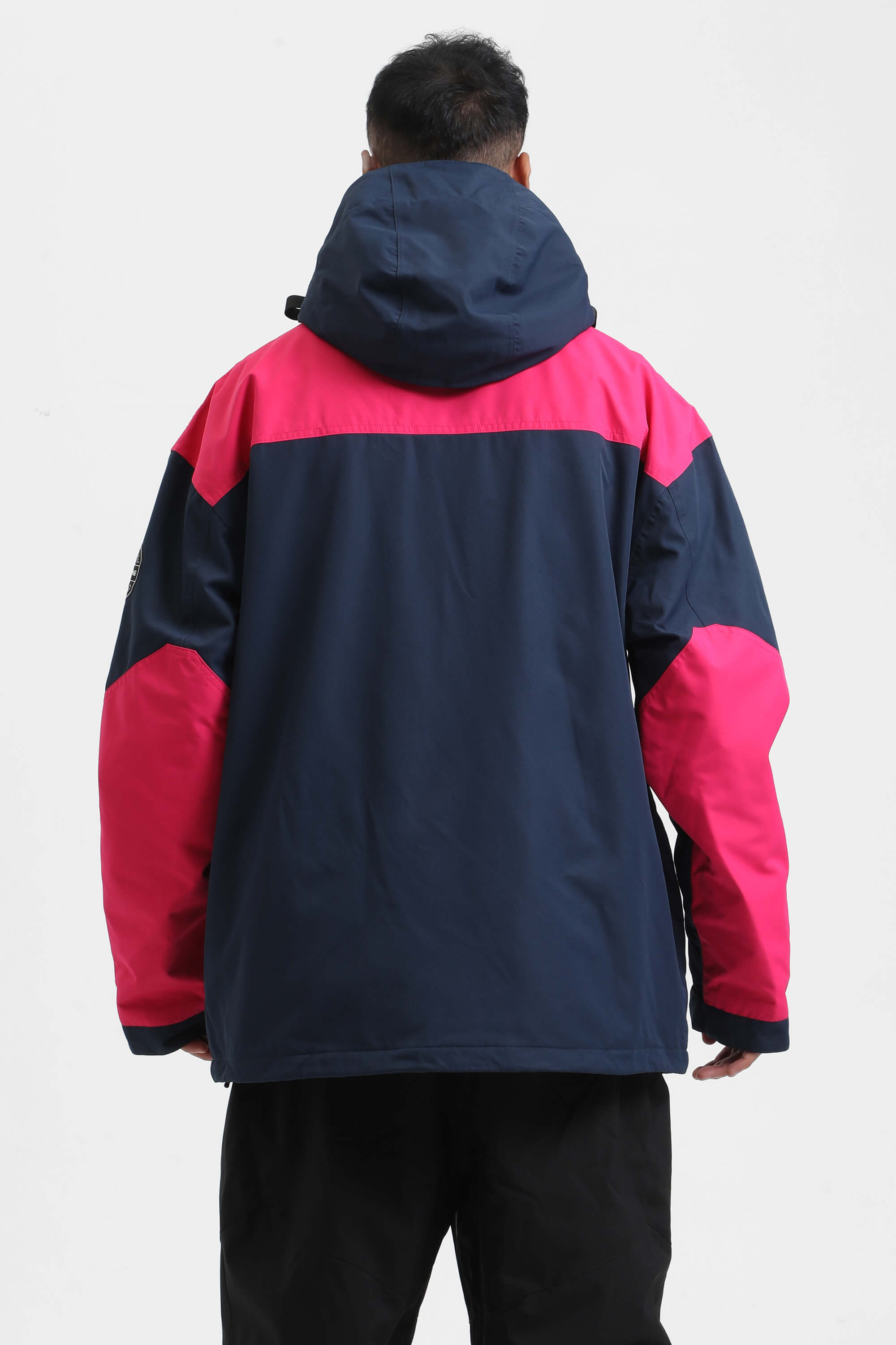 Men's Navy & Fuchsia Abrasion Resistant Waterproof Insulated