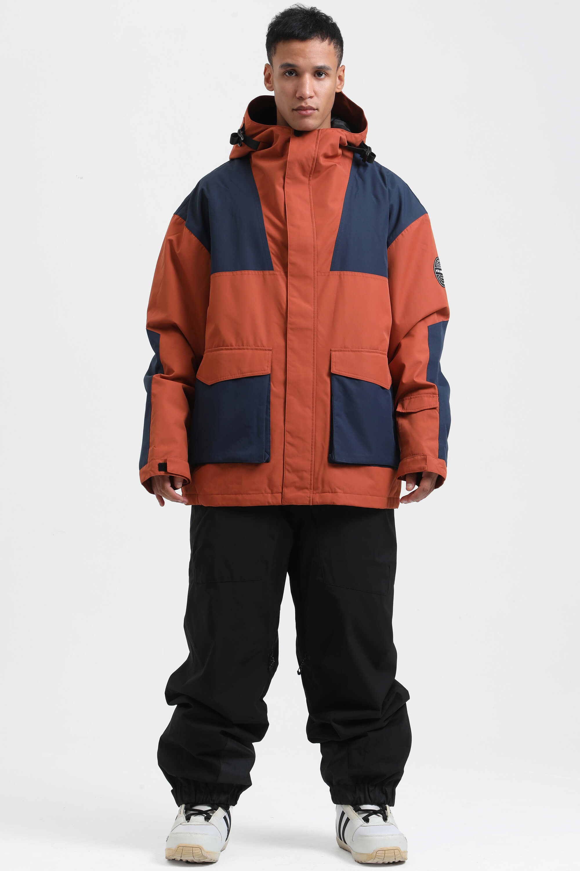 Men's Rust & Navy Abrasion Resistant Waterproof Insulated