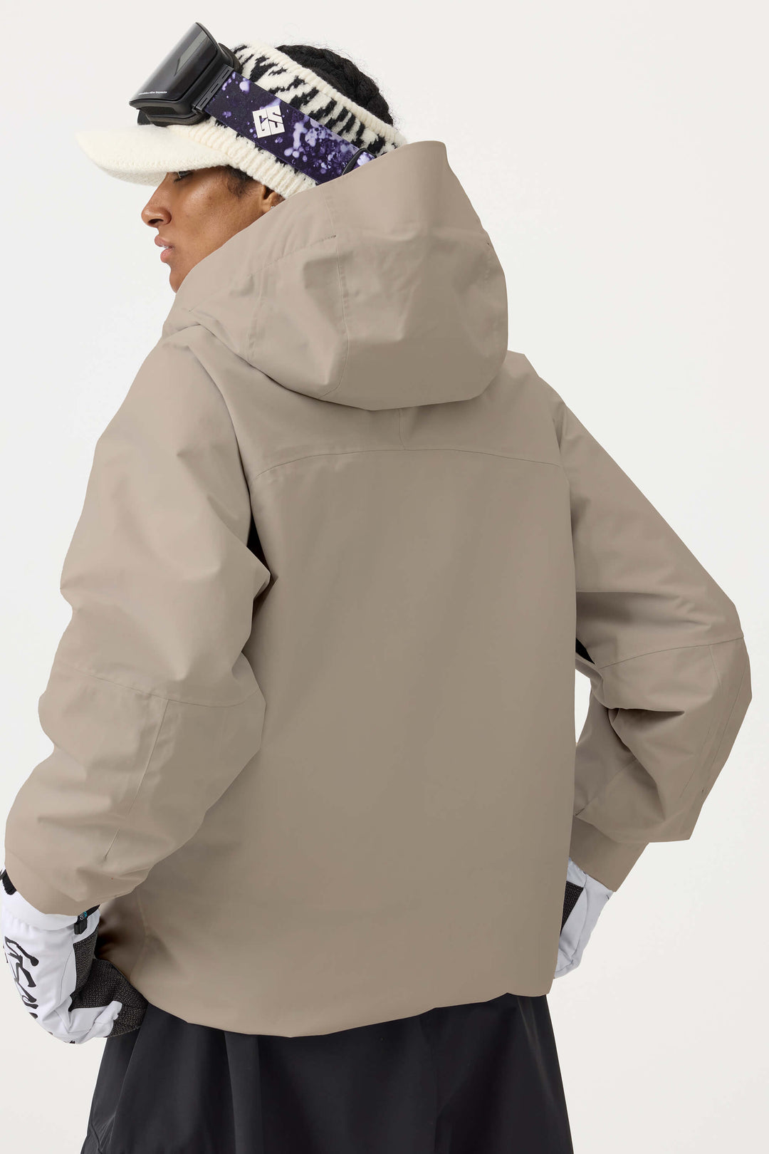 Off-White Face Vented Multi-Pocket Komplett wasserdichte Schneejacke für Damen