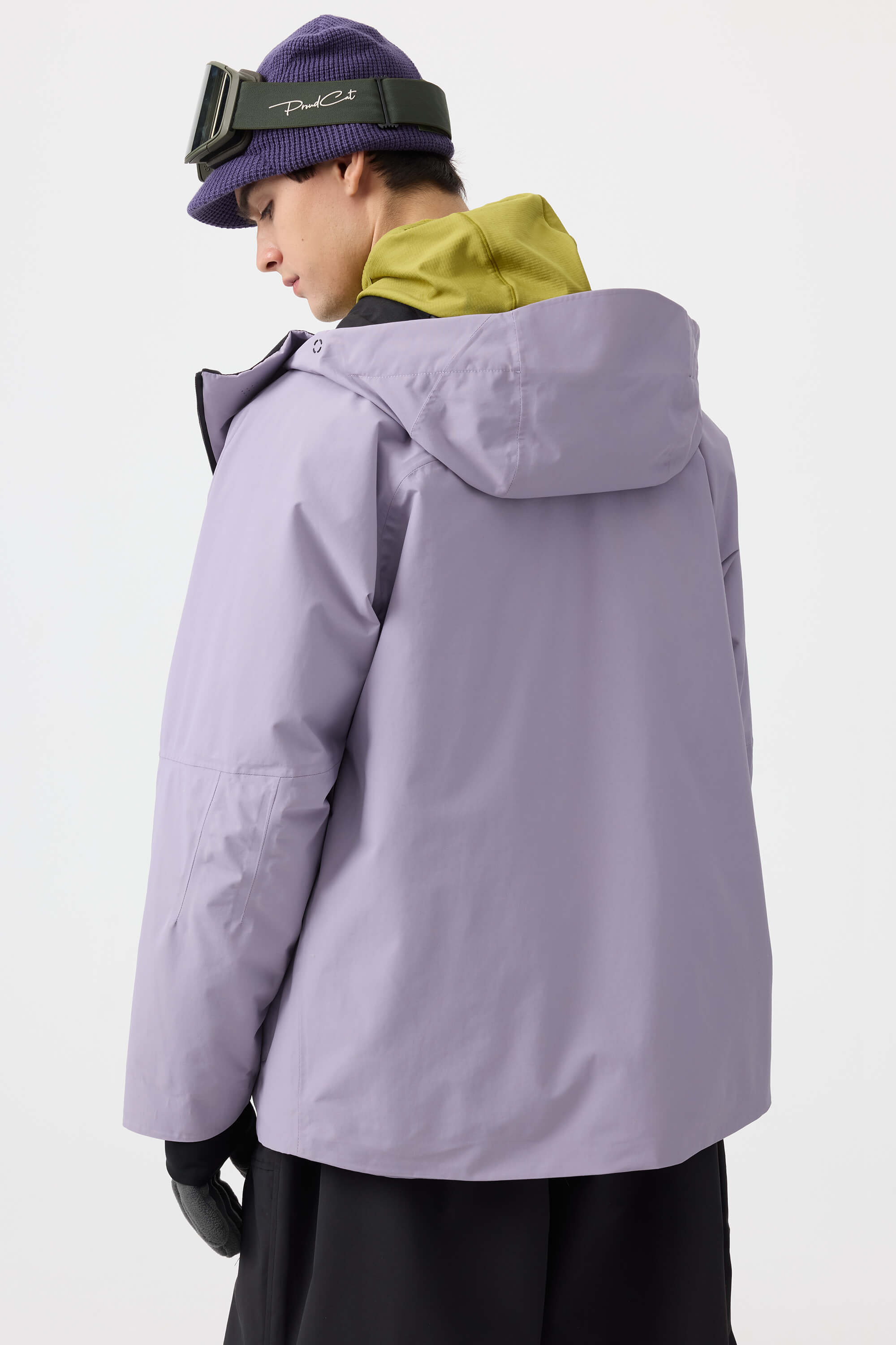 Men's Off White Face Vented Multi-pocket Fully Waterproof Snow