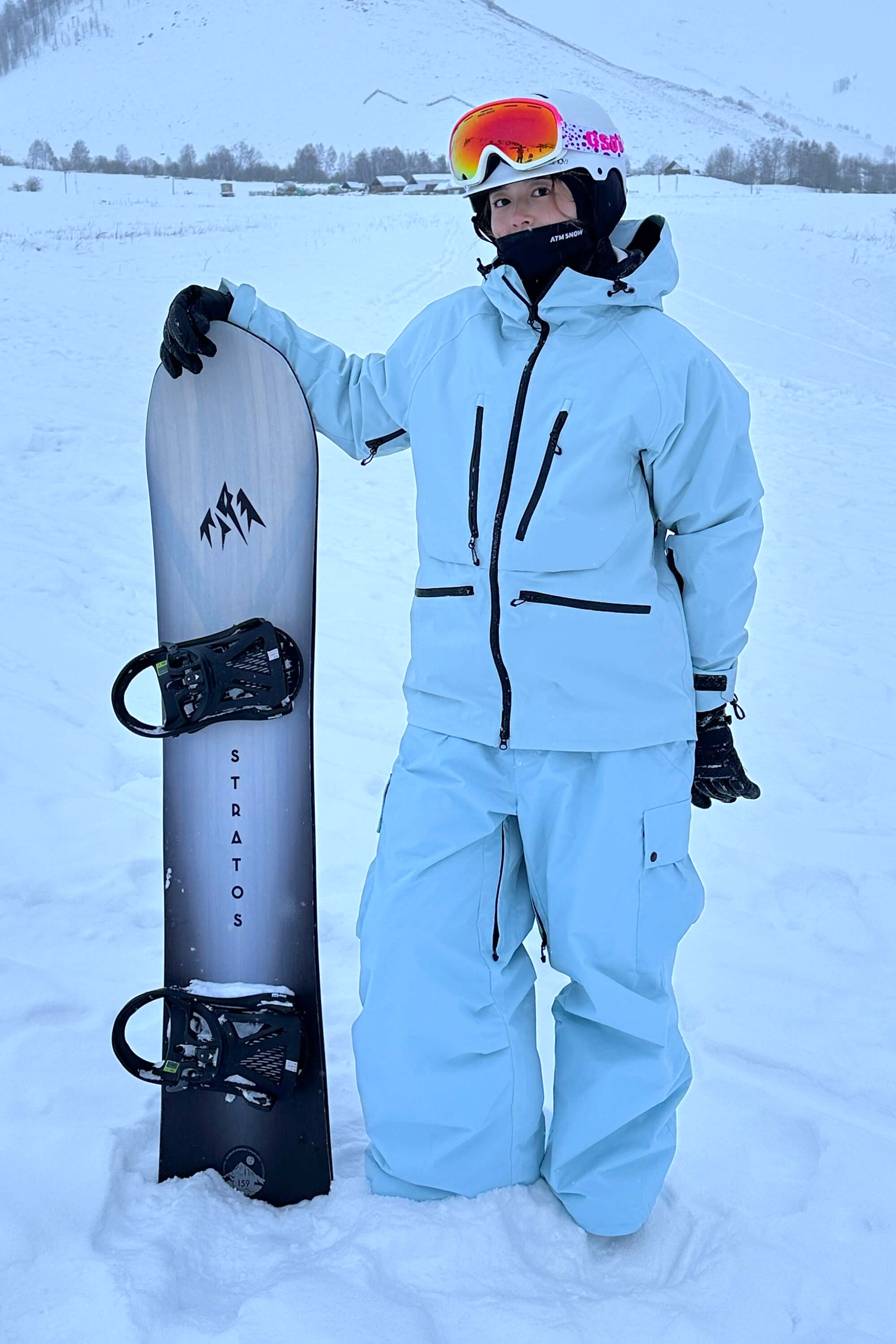 レディース ブラック 多機能 防水 断熱 スノージャケット – GSou Snow