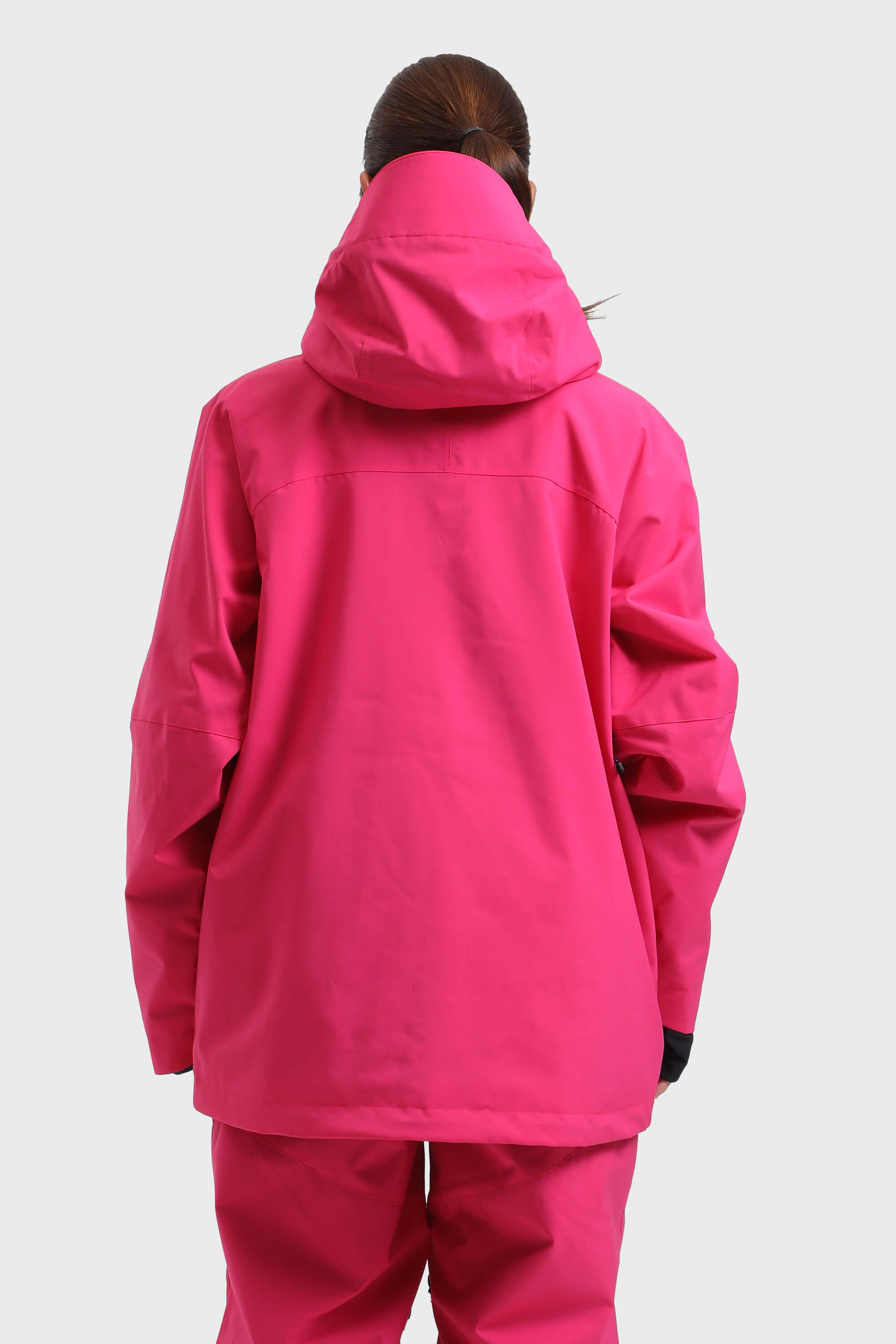 Women's Pink Multifunctional Waterproof Insulated Snow Jacket