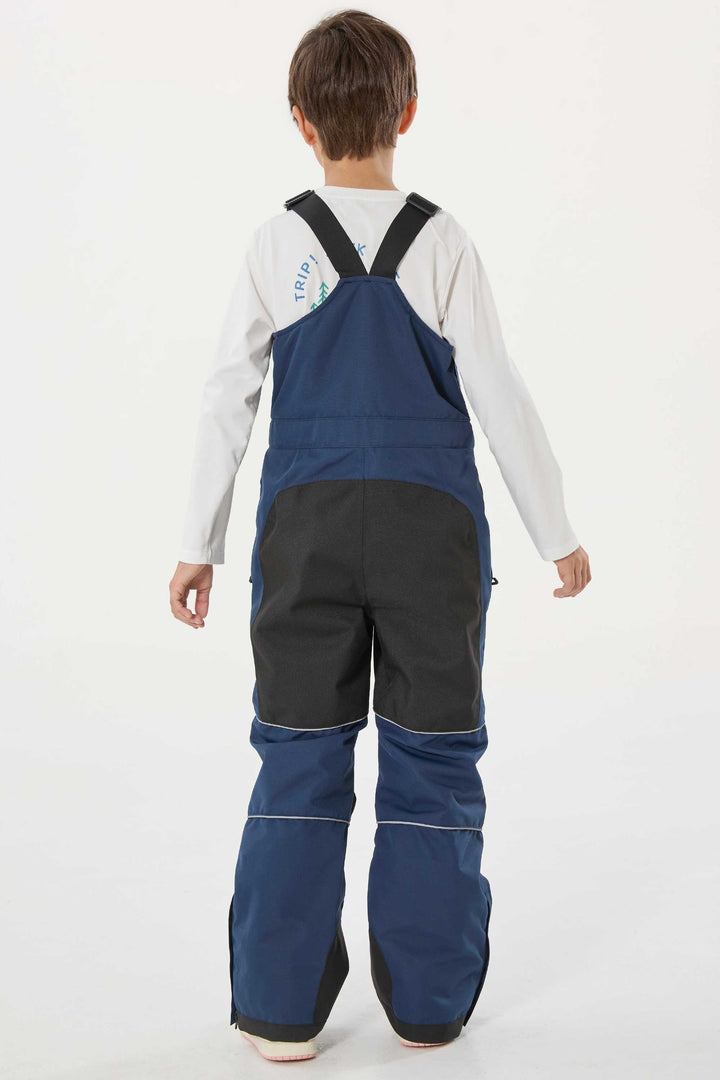 Lila Batik-Schneelatzhose für Jungen, reflektierend, strapazierfähig