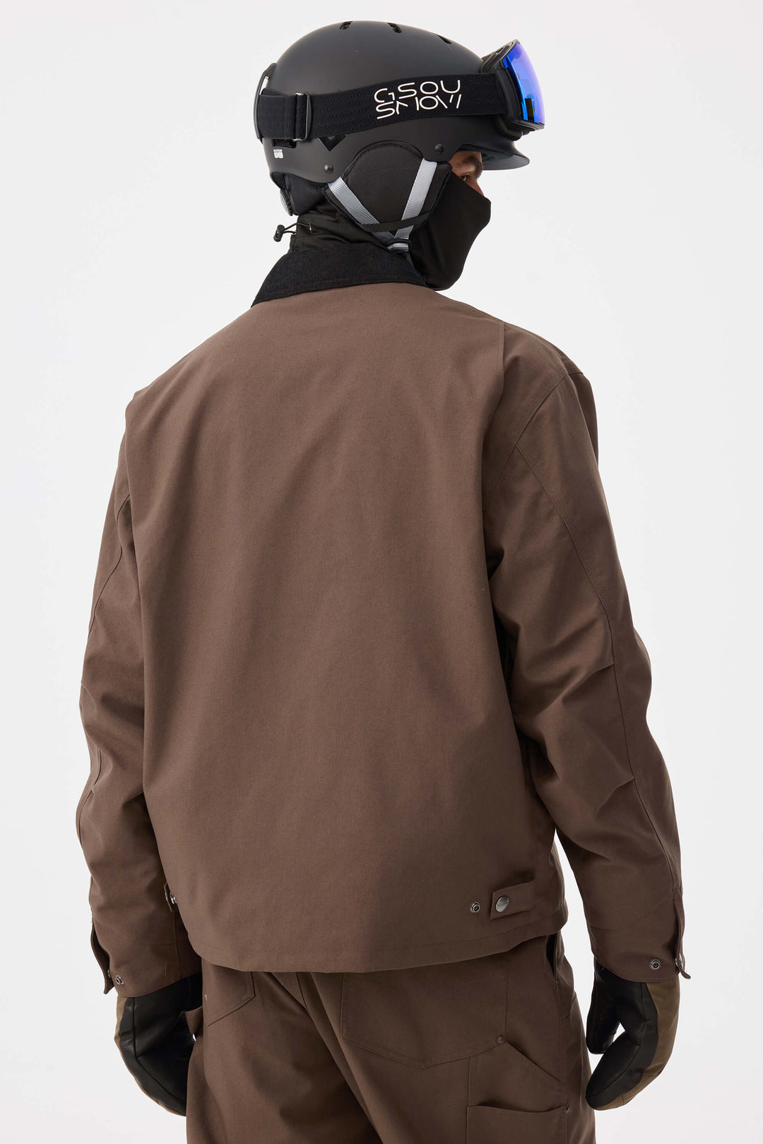 Heren Coffee Boxy Modern Barn Corduroy-kraag sneeuwjack