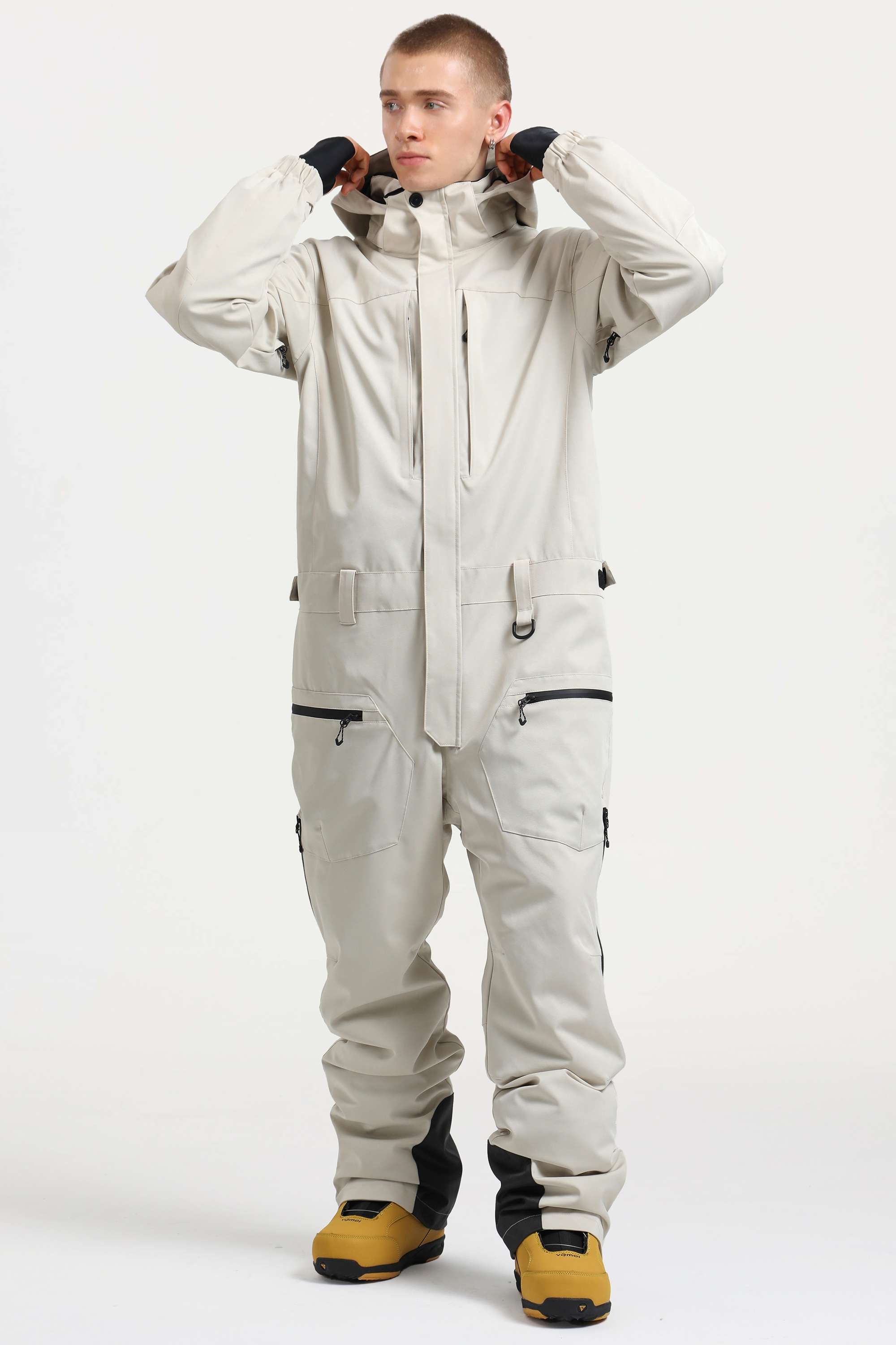 メンズ アーミーグリーン スタイリッシュ 防水・防風 ルーズフィット