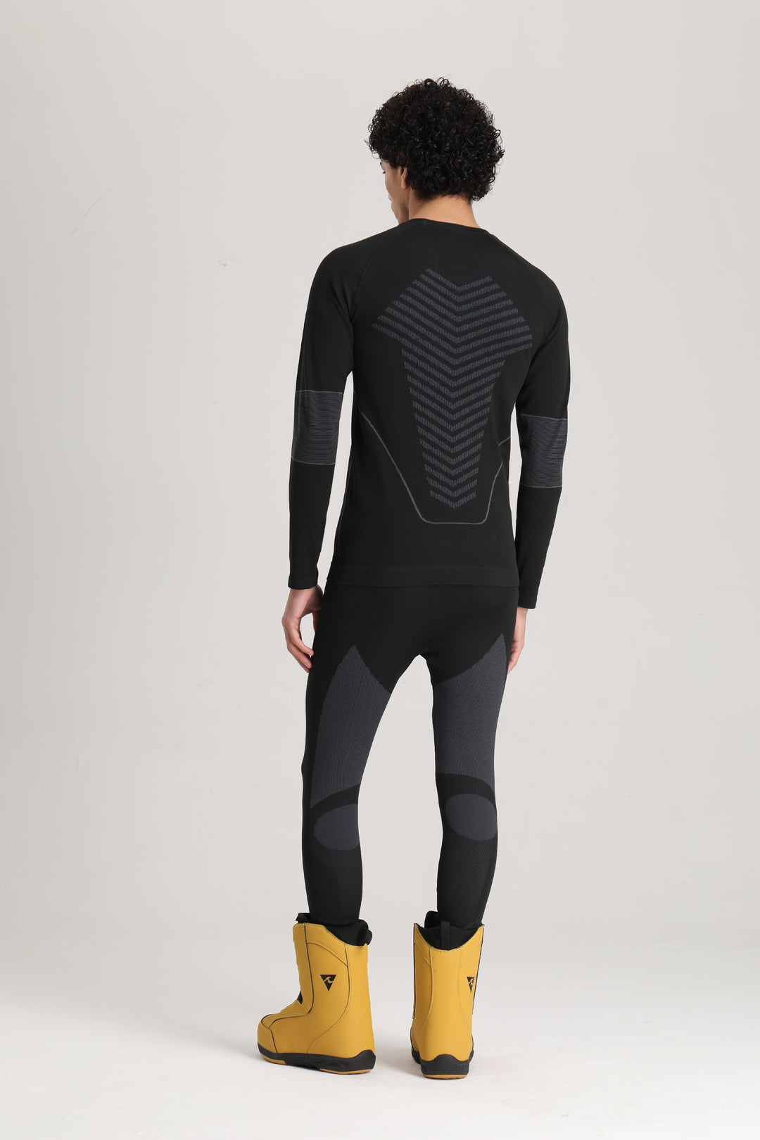 Gsou Snow Men's Dark Green Snowboard Base Layer Underwear Sets