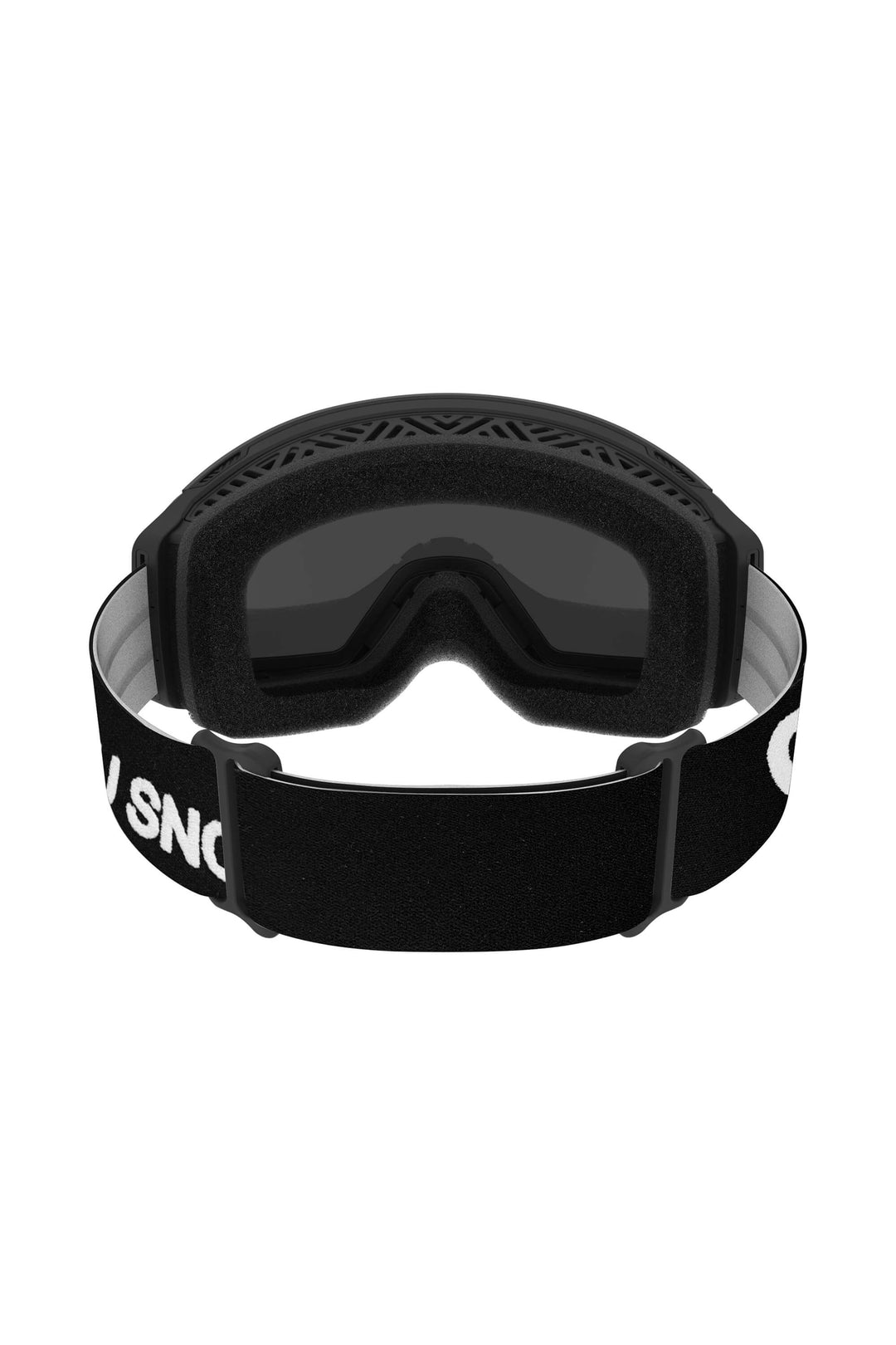 Unisex Black Classic Logo Cylindrical Magnetic Ski Goggles