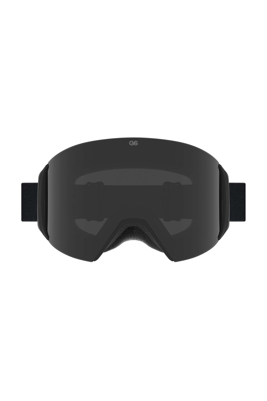 Unisex Black Classic Logo Cylindrical Magnetic Ski Goggles