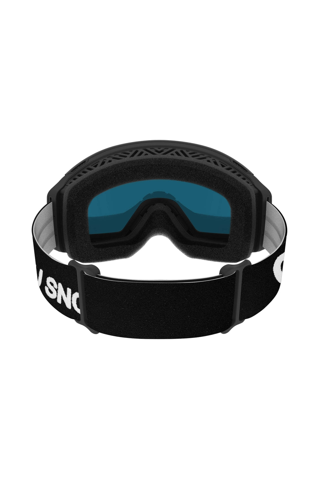 Unisex Blue Classic Logo Cylindrical Magnetic Ski Goggles