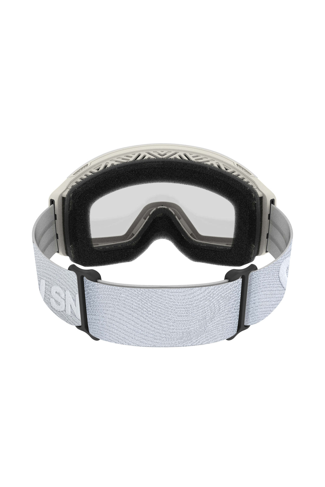 Unisex Silver Classic Logo Cylindrical Magnetic Ski Goggles