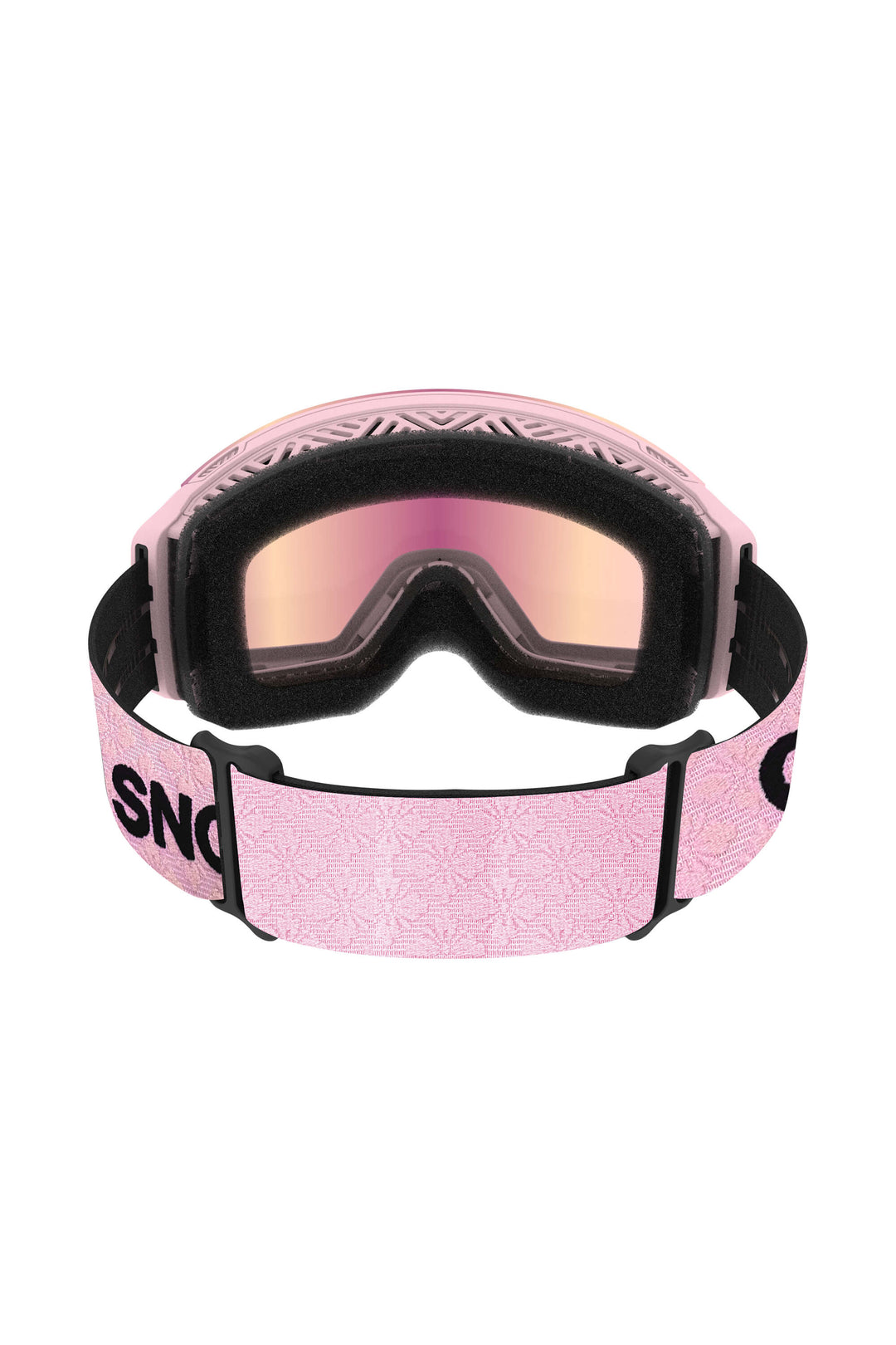 Unisex Pink Classic Logo Cylindrical Magnetic Ski Goggles