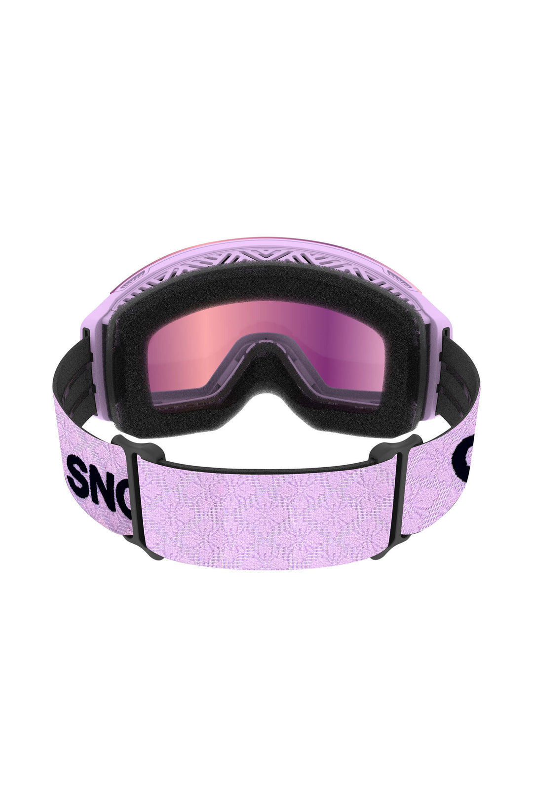Unisex Purple Classic Logo Cylindrical Magnetic Ski Goggles