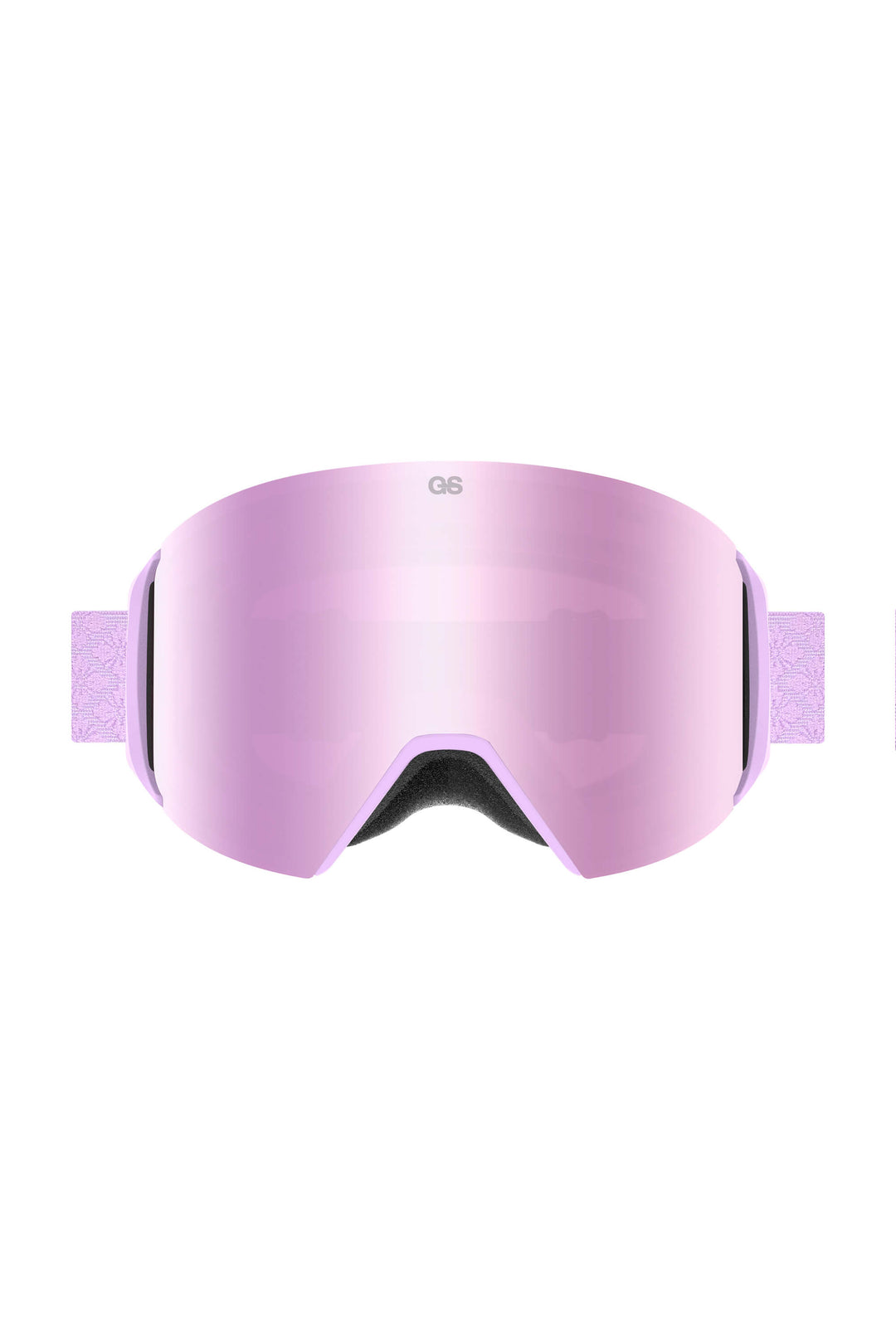 Unisex Purple Classic Logo Cylindrical Magnetic Ski Goggles