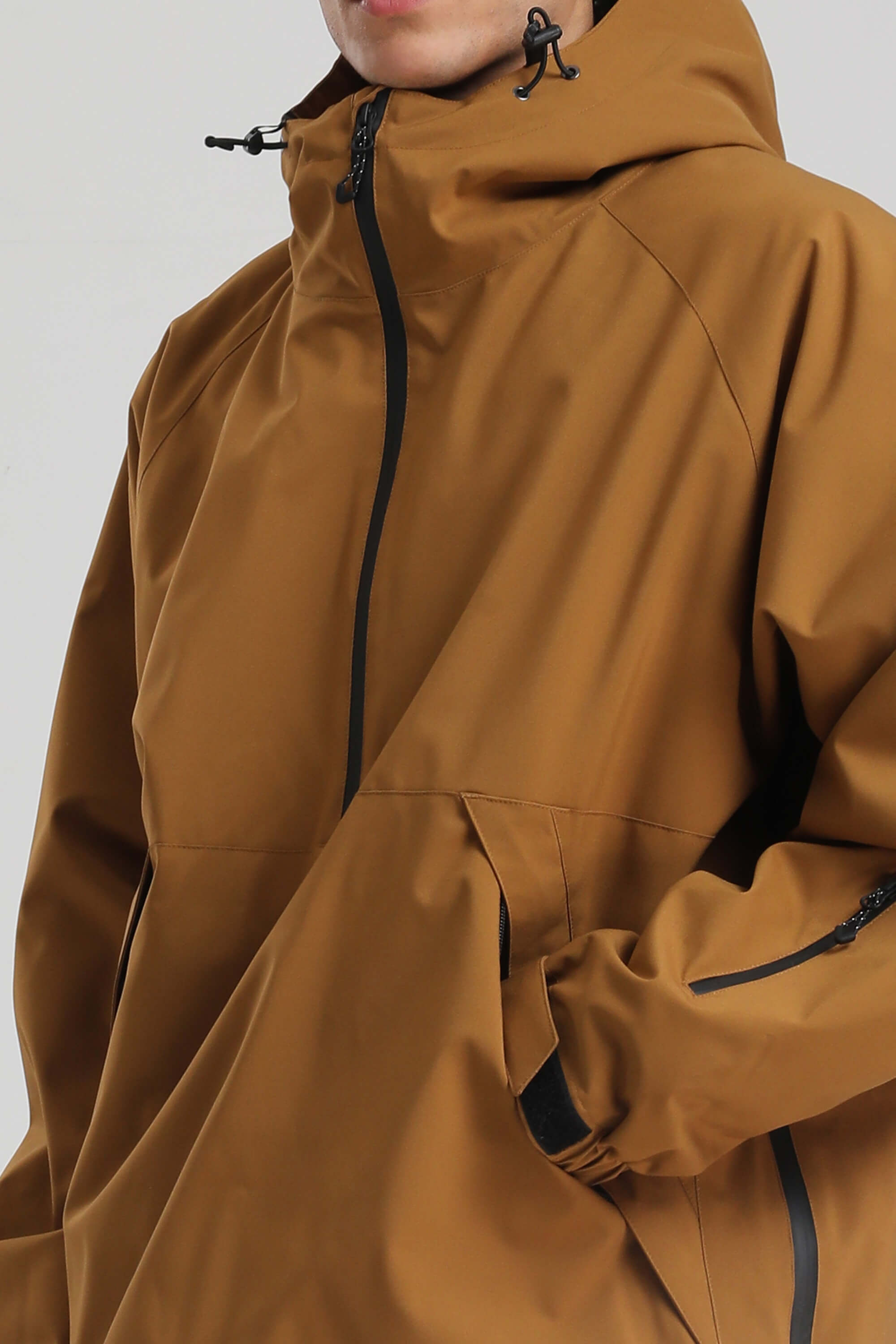 メンズ カラメル ミニマリスト ハーフジップ 防水保温 スノー