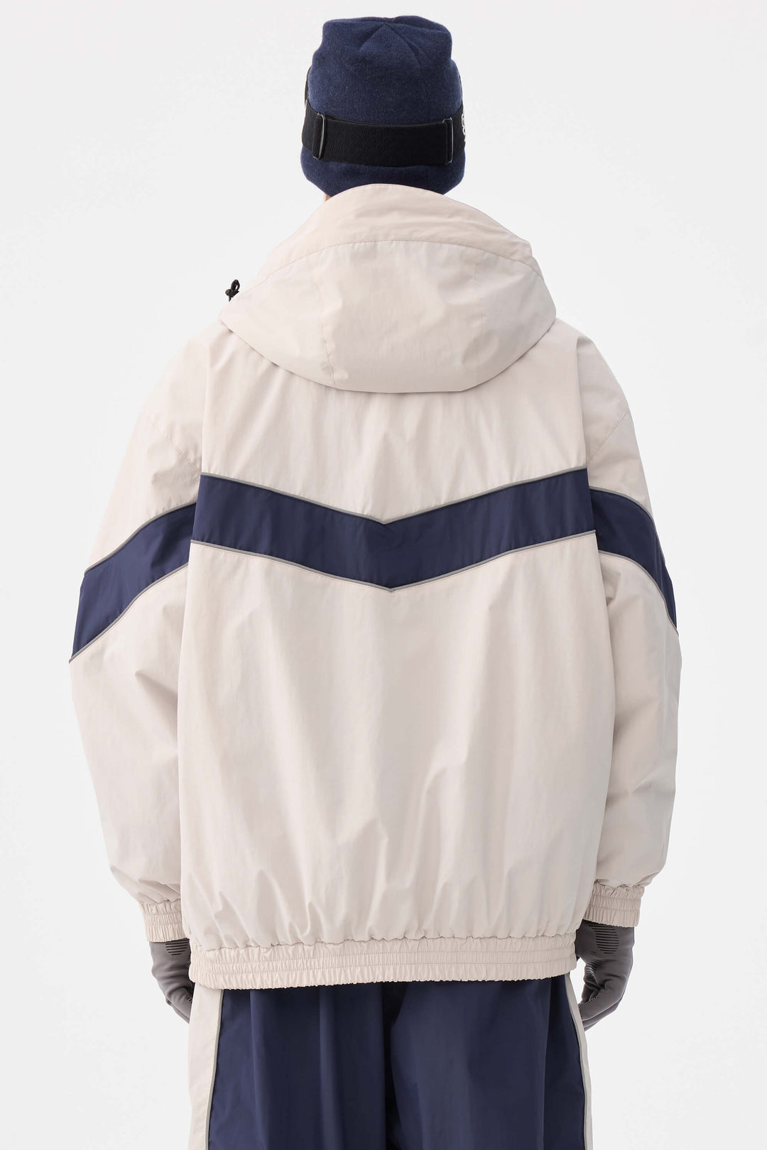Męska kurtka śnieżna Off White Retro Track Chevron Stripe