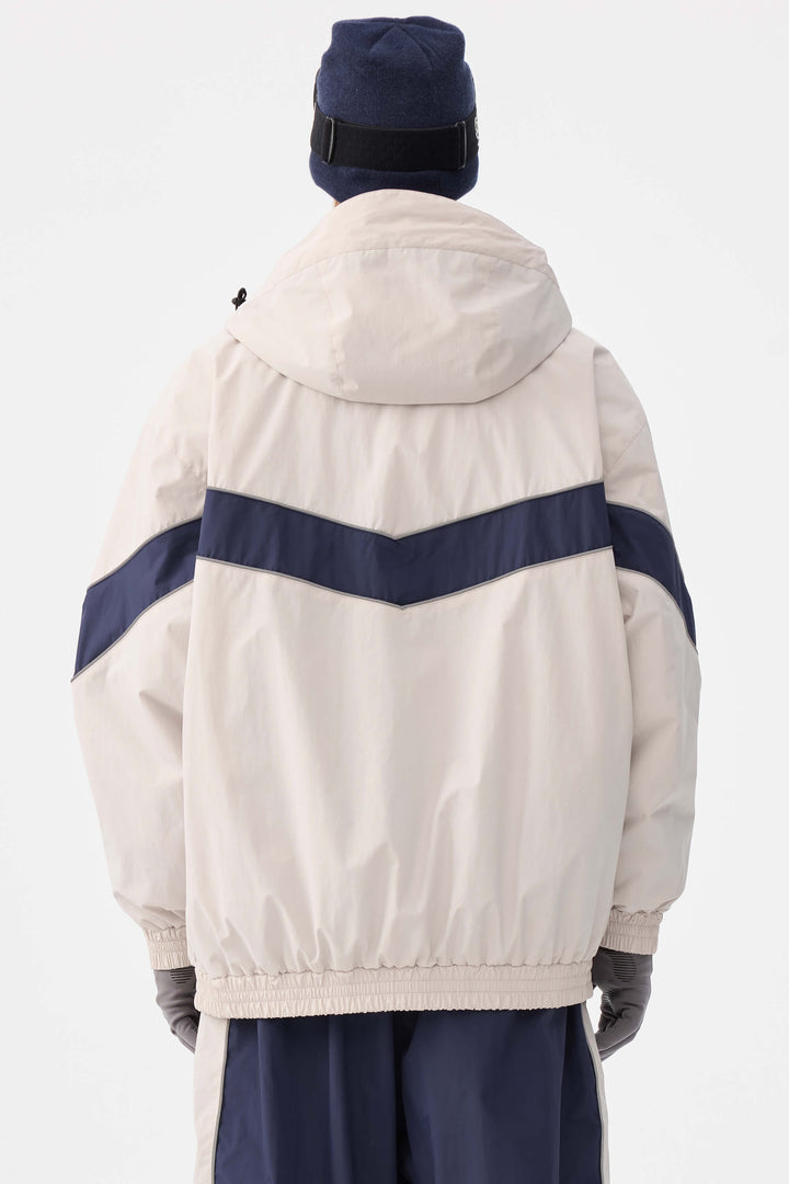 Męska kurtka śnieżna Off White Retro Track Chevron Stripe