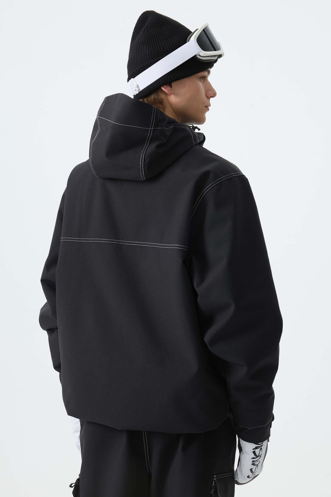 Men's Black Barn Minimal Insulated Snow Jacket