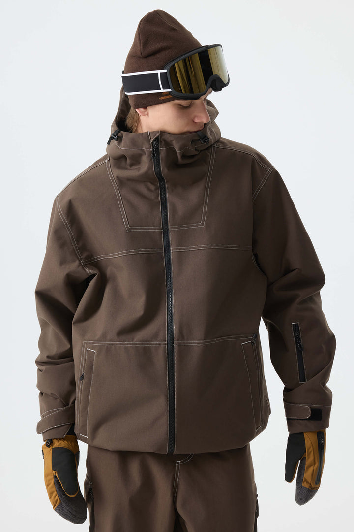 Men's Black Barn Minimal Insulated Snow Jacket