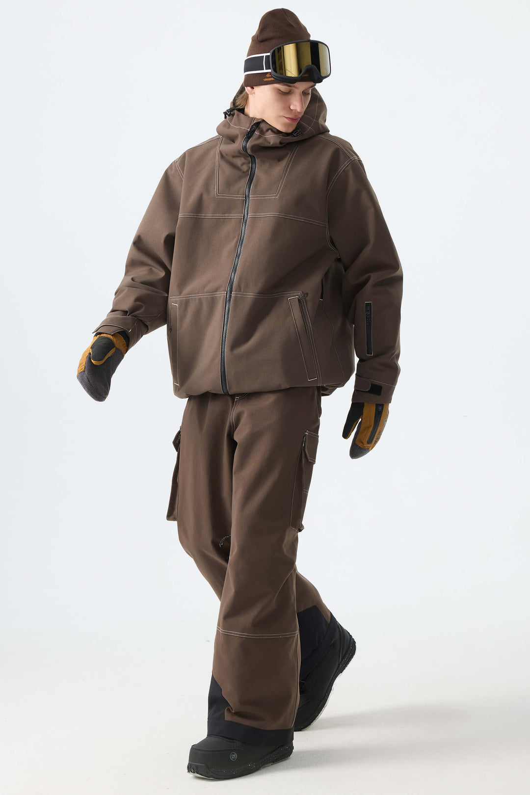 Men's Black Barn Minimal Insulated Snow Jacket