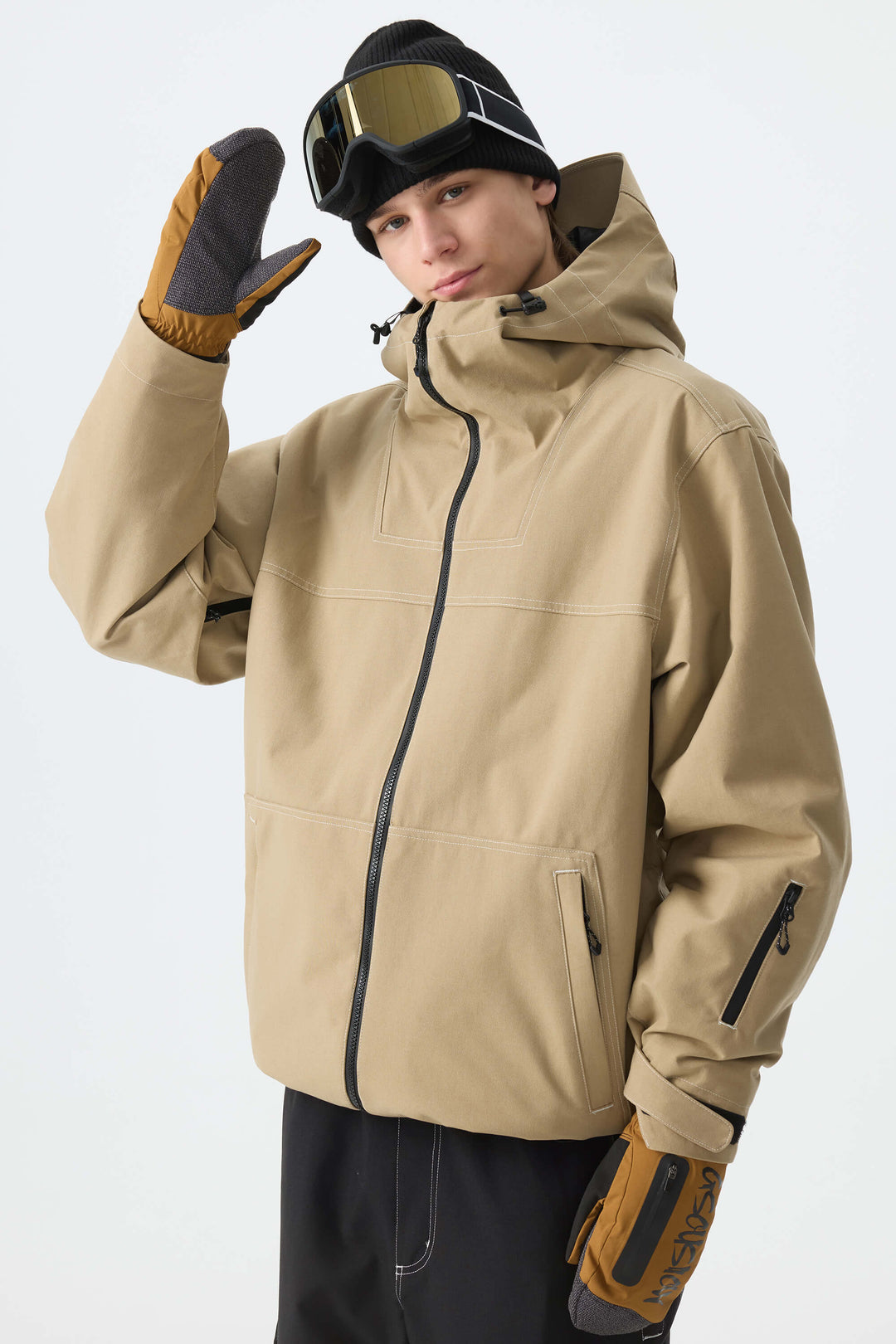 Men's Black Barn Minimal Insulated Snow Jacket