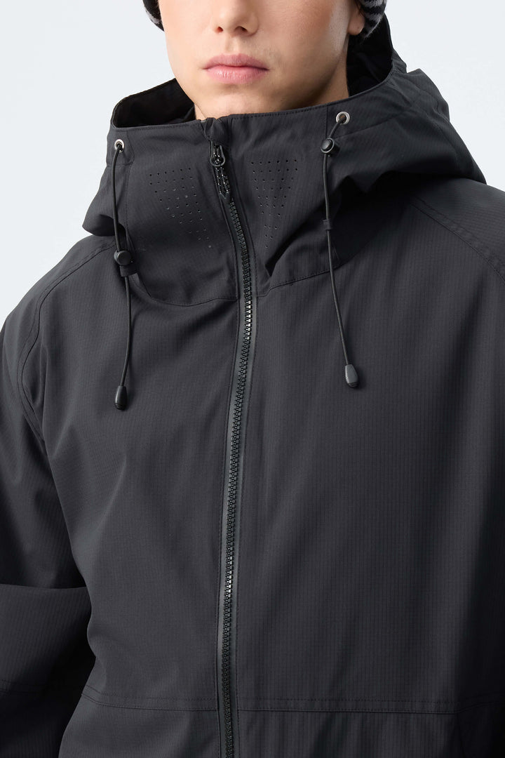 Men's Black Recycled Minimalist Insulated Snow Jacket