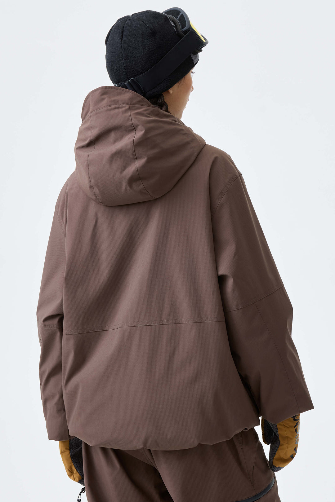 Women's Brown Eco Utility Insulated Snow Jacket