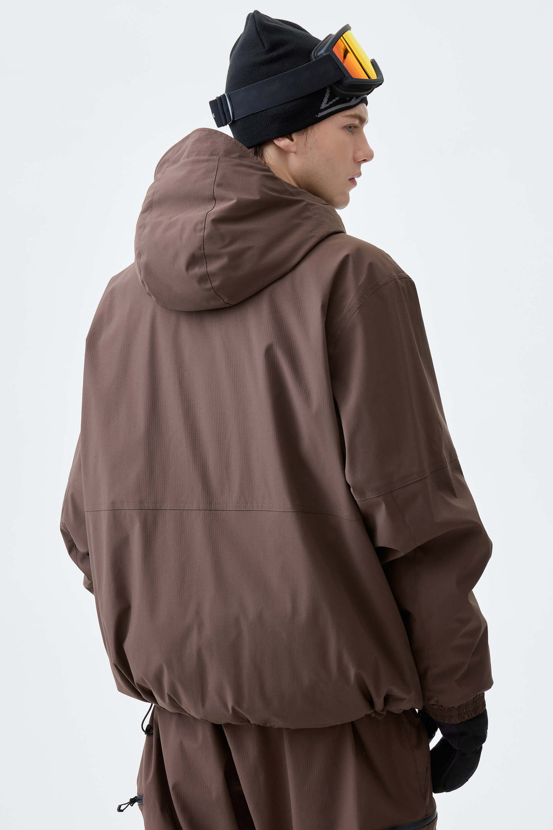 Men's Brown Eco Utility Insulated Snow Jacket