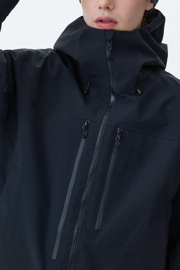 Men's Black Alpine Shield 3L Utility Insulated Ski Jacket
