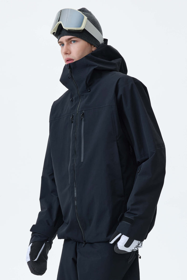 Men's Black Alpine Shield 3L Utility Insulated Ski Jacket