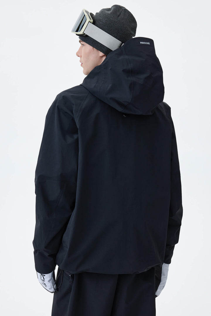 Men's Black Alpine Shield 3L Utility Insulated Ski Jacket