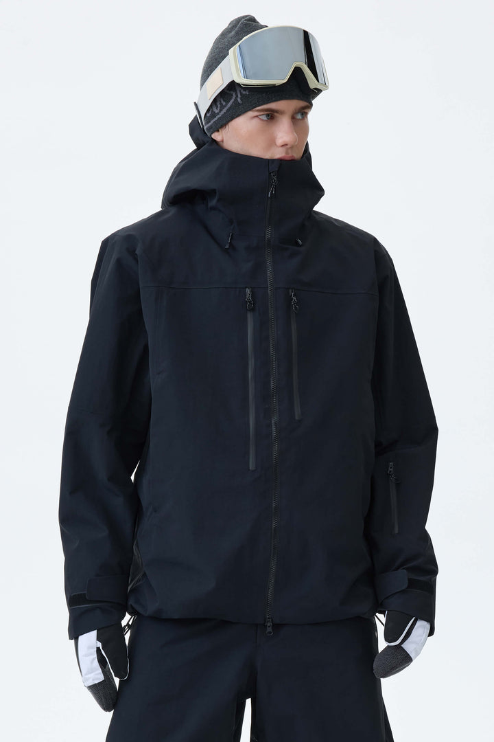 Men's Black Alpine Shield 3L Utility Insulated Ski Jacket