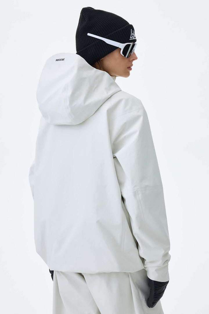 Women's Off White Alpine Shield 3L Utility Insulated Ski Jacket