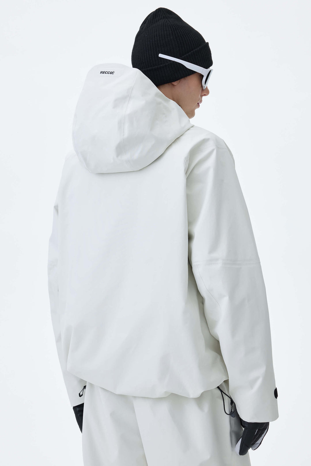 Men's Off White Alpine Shield 3L Utility Insulated Ski Jacket
