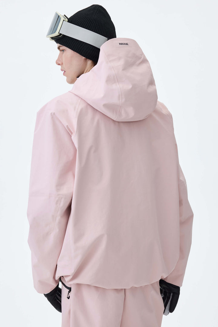 Men's Pink Alpine Shield 3L Utility Insulated Ski Jacket