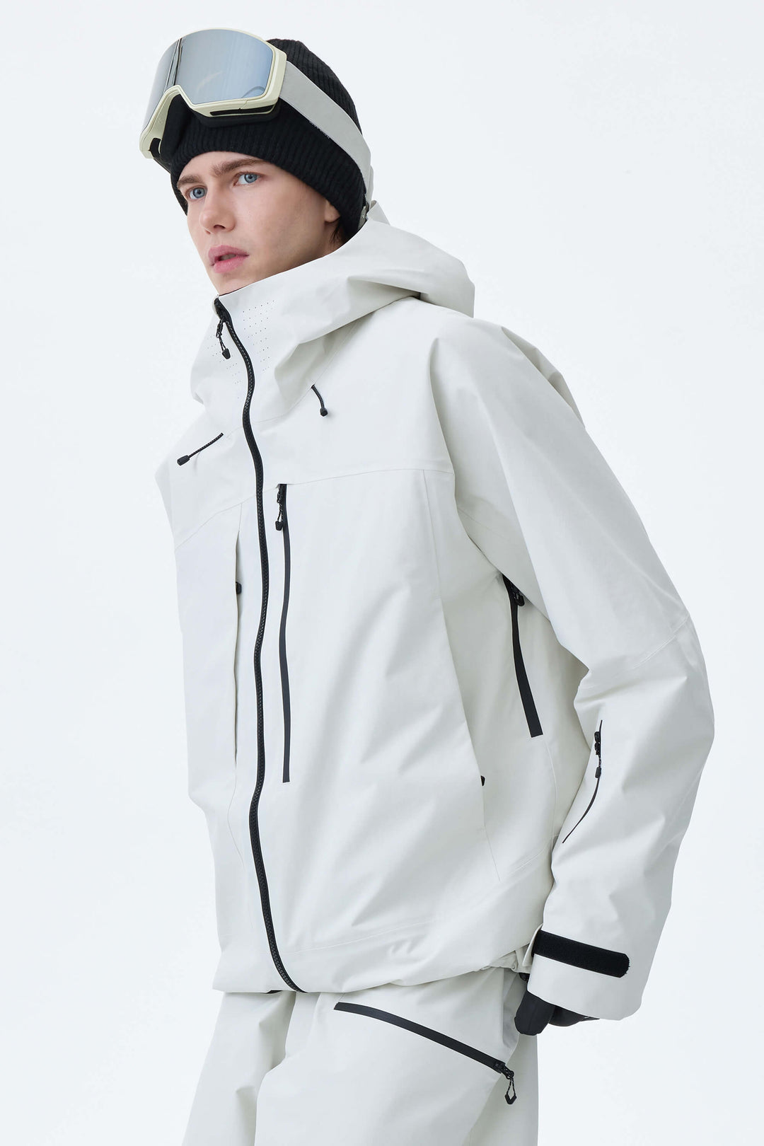 Men's Purple Alpine Shield 3L Asymmetric Insulated Ski Jacket