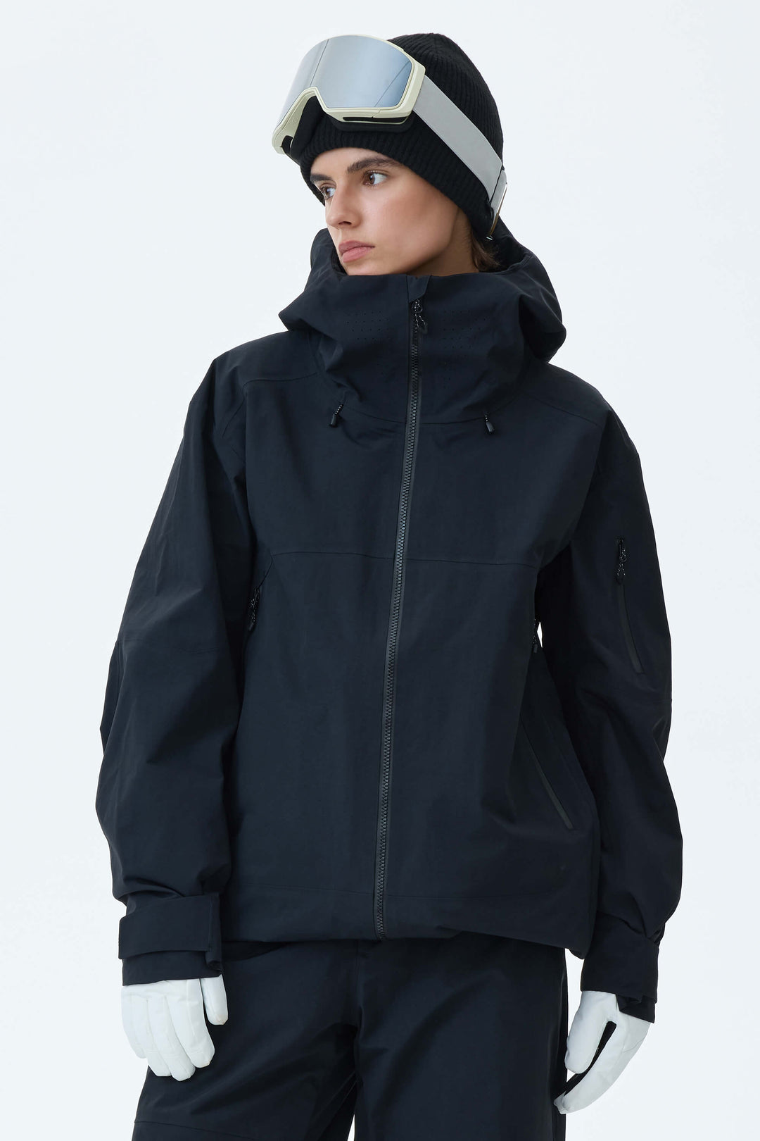 Women's Black Alpine Shield 3L Essential Insulated Ski Jacket