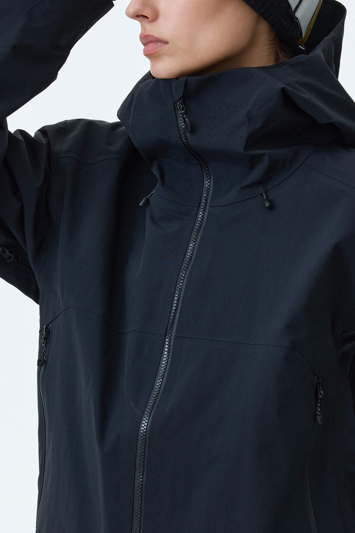 Women's Black Alpine Shield 3L Essential Insulated Ski Jacket