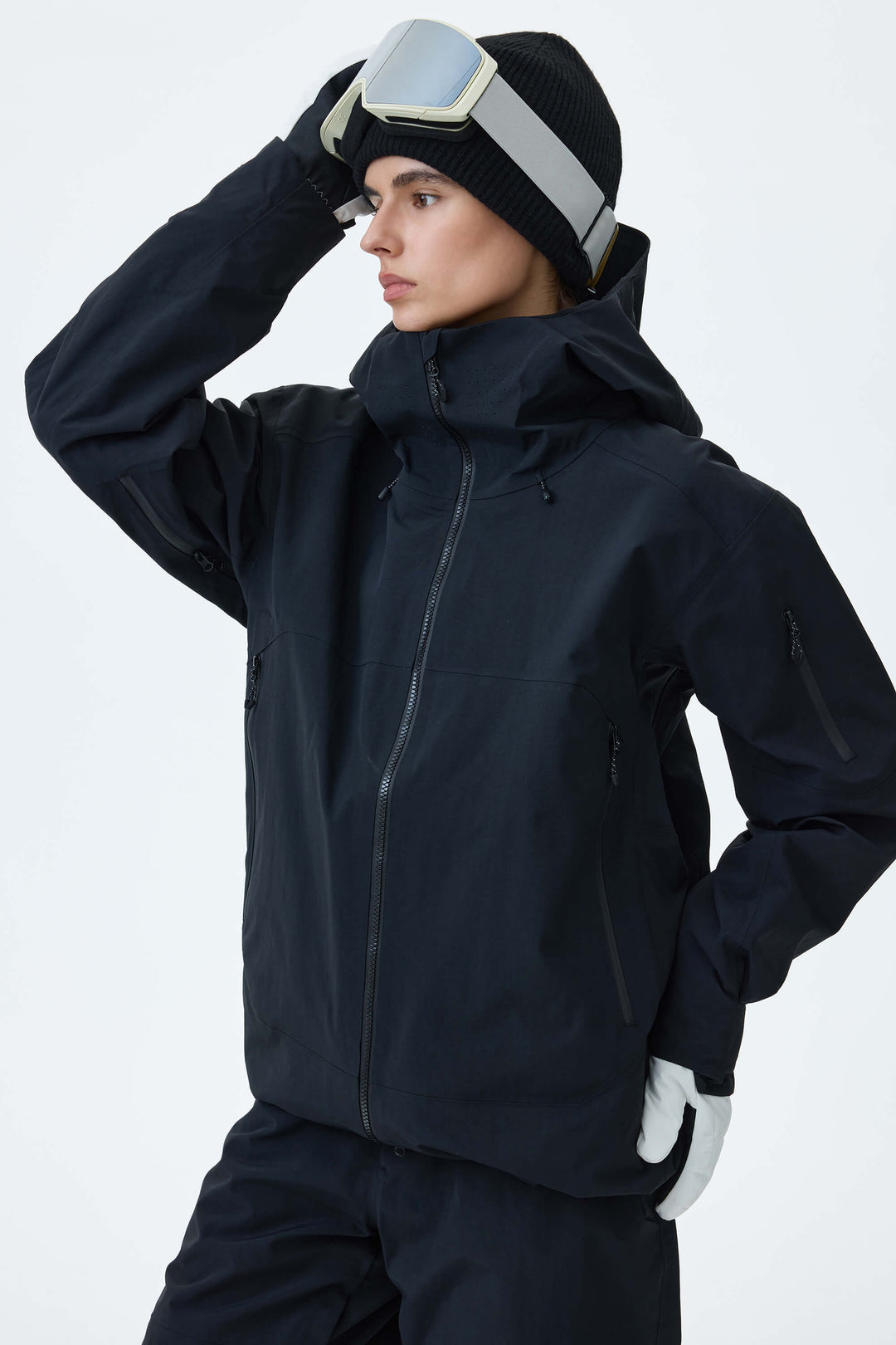 Women's Black Alpine Shield 3L Essential Insulated Ski Jacket