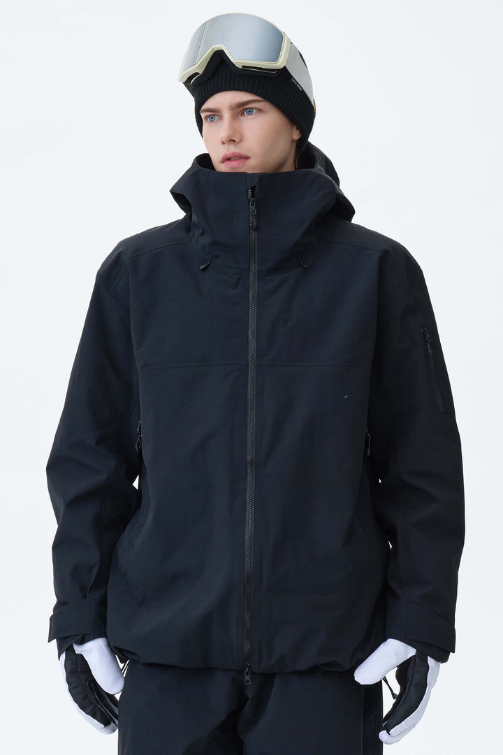 Men's Light Gray Alpine Shield 3L Essential Insulated Ski Jacket