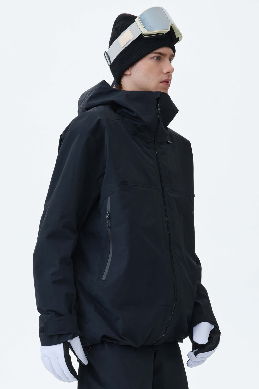 Men's Black Alpine Shield 3L Essential Insulated Ski Jacket
