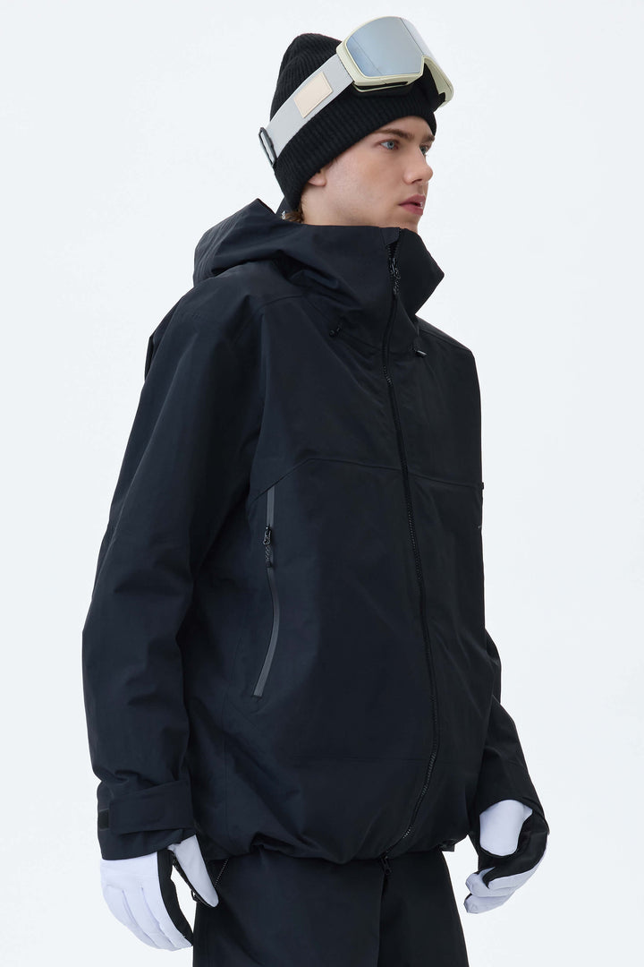 Men's Black Alpine Shield 3L Essential Insulated Ski Jacket