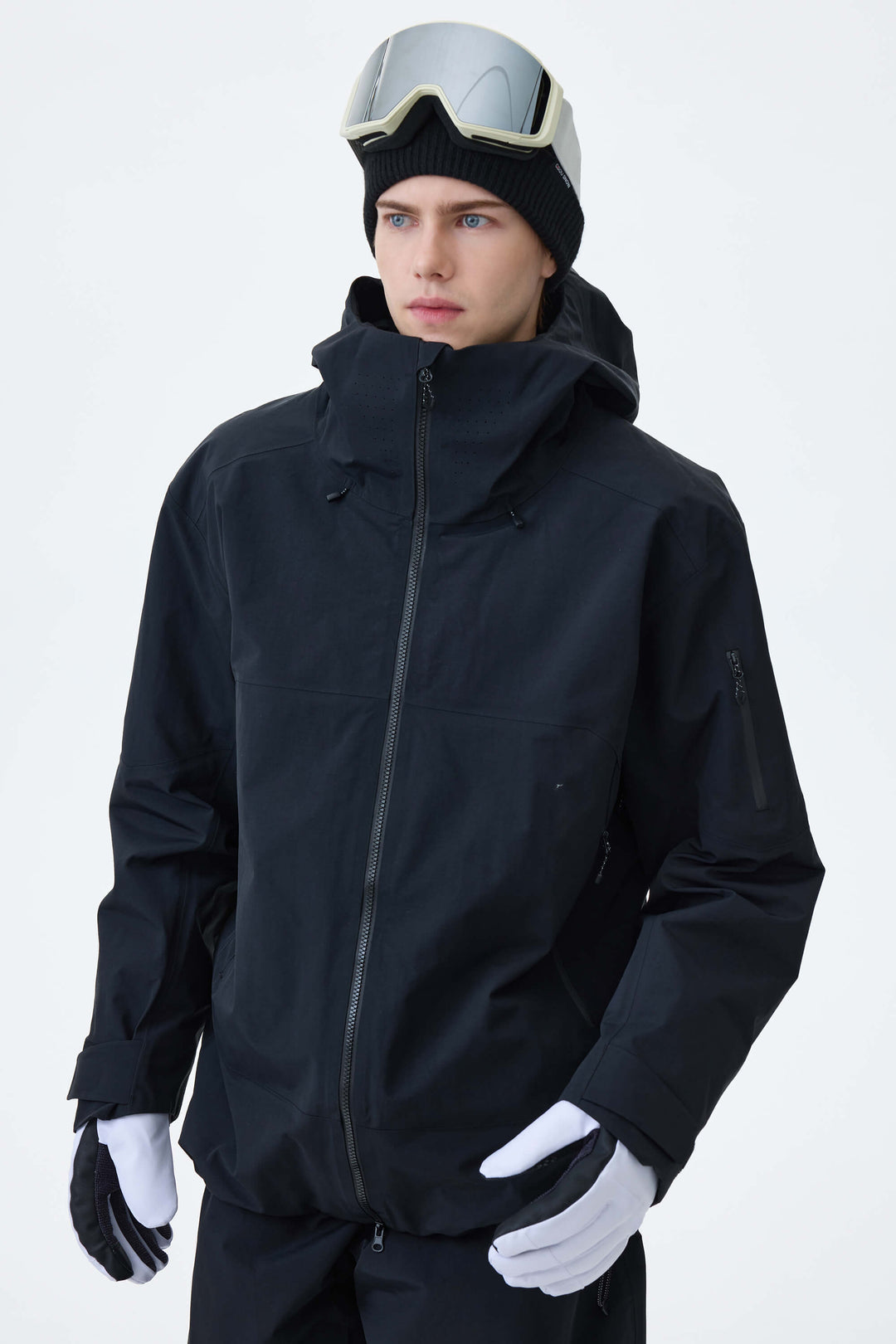 Men's Black Alpine Shield 3L Essential Insulated Ski Jacket
