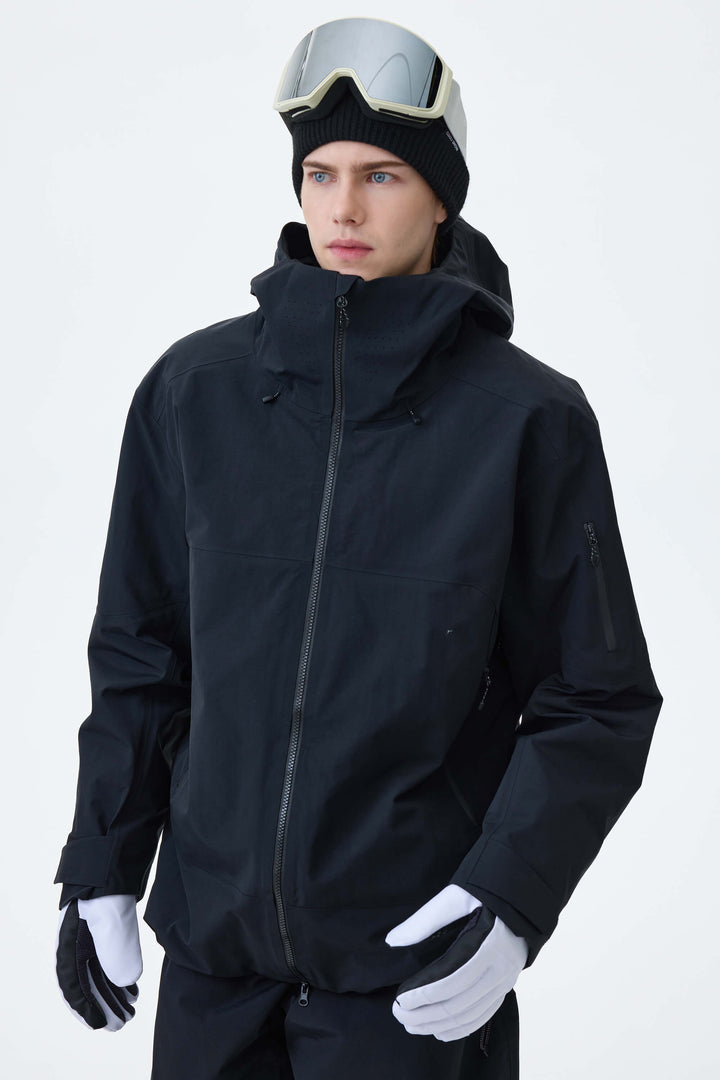 Men's Black Alpine Shield 3L Essential Insulated Ski Jacket