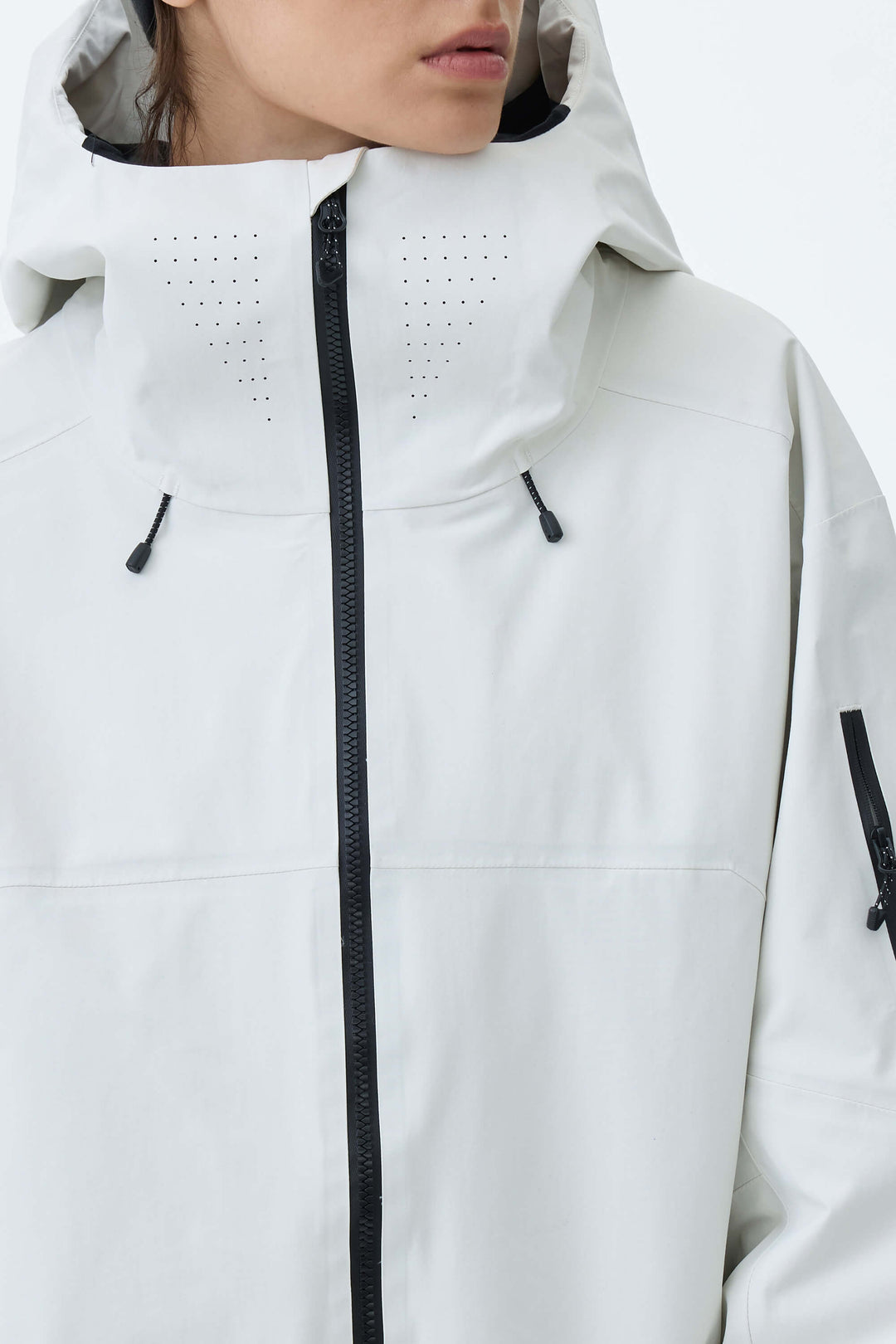 Women's Light Gray Alpine Shield 3L Essential Insulated Ski Jacket