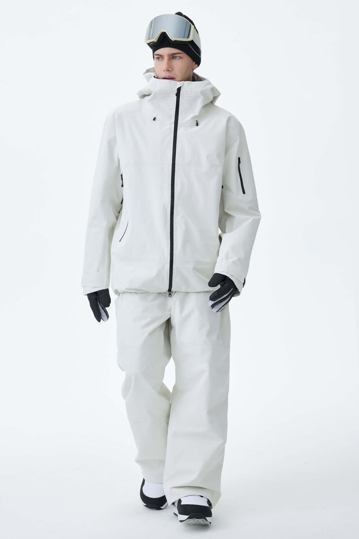 Men's Light Gray Alpine Shield 3L Essential Insulated Ski Jacket